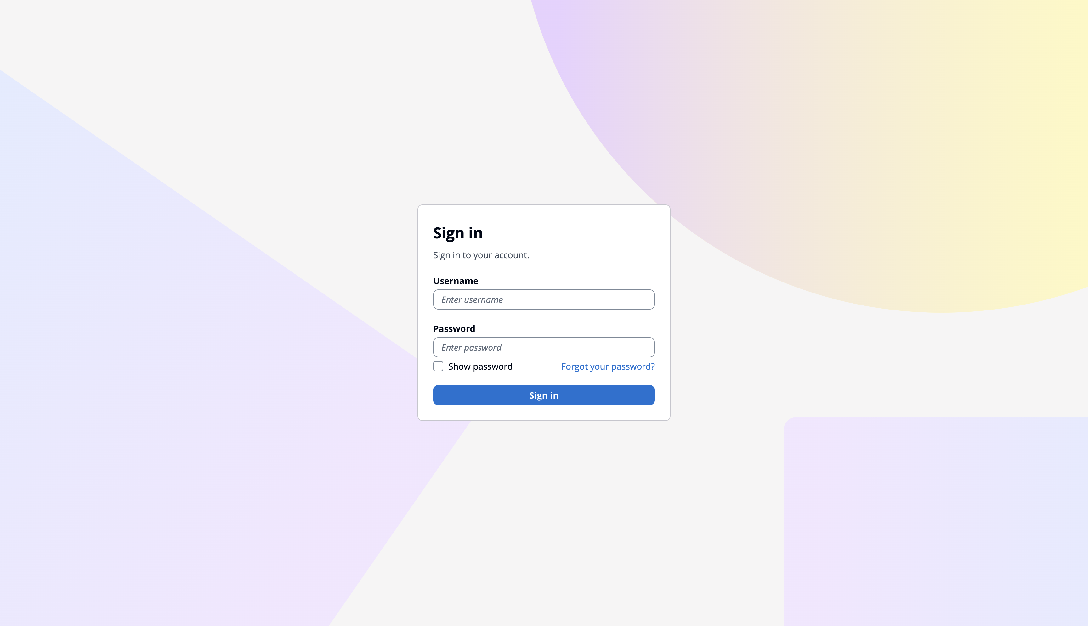Login Page