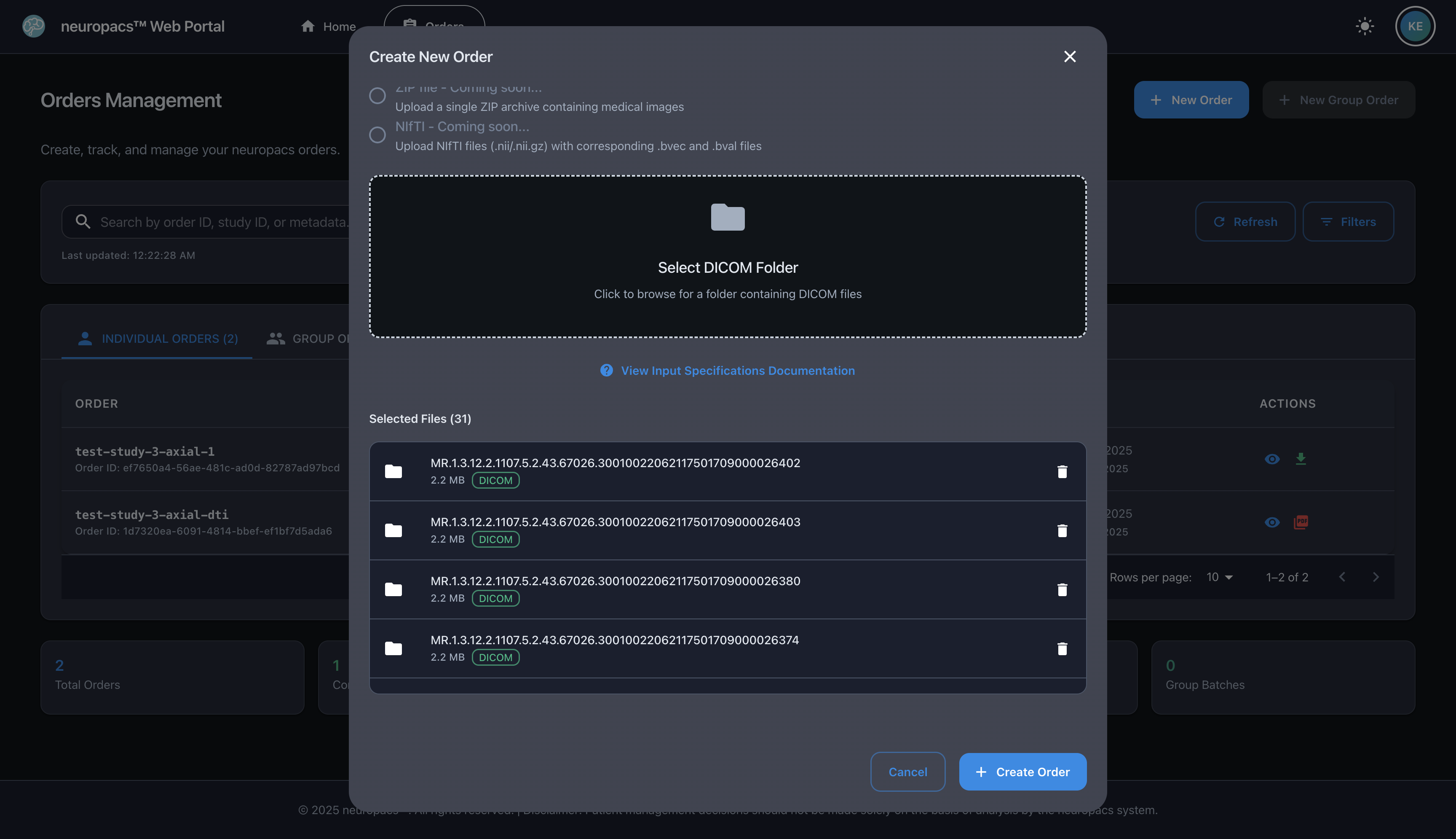 Upload Portal Upload Format